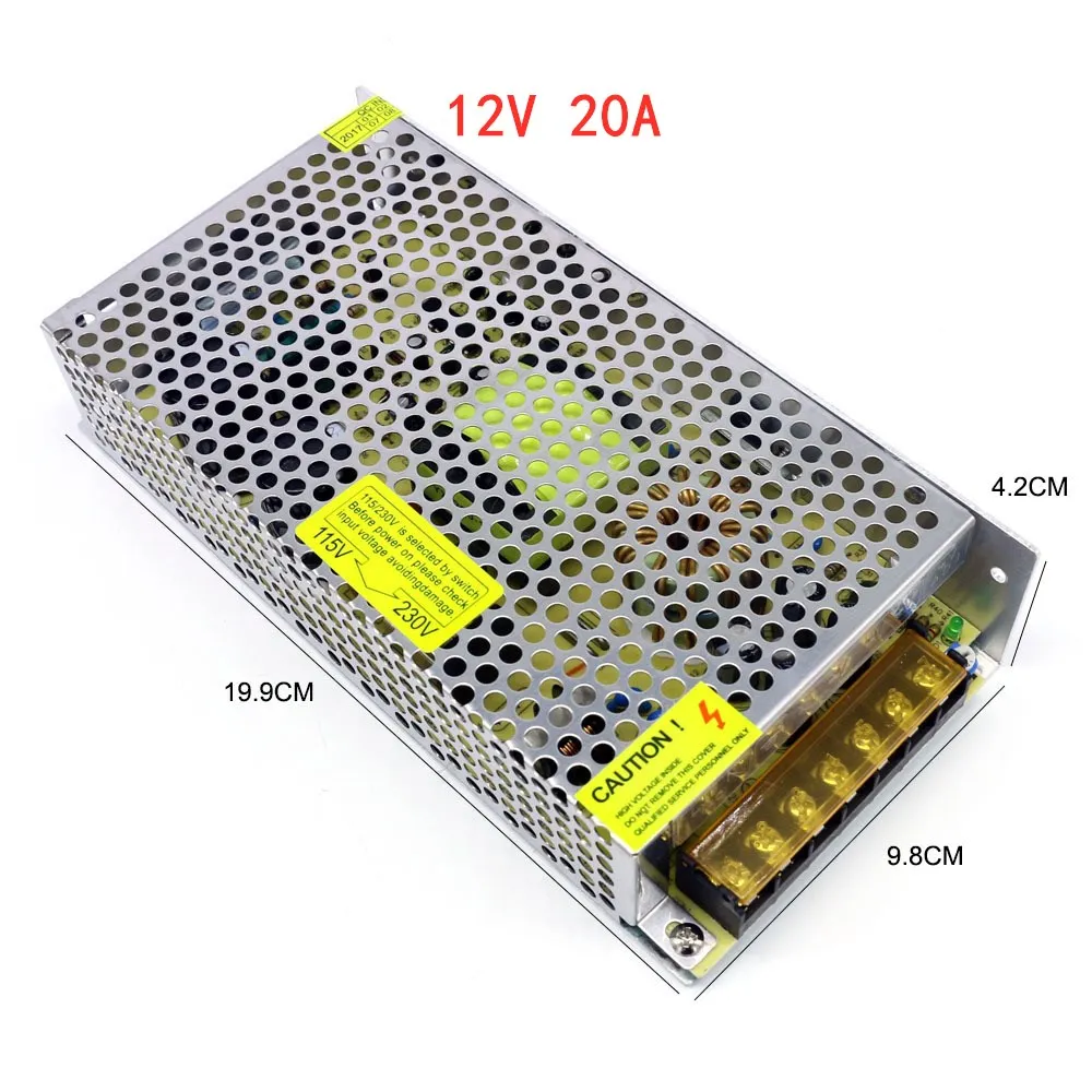 3V 5V 9V 12V 15V 18V 24V 36V Power Supply 1A 2A 3A 5A 6A 8A 10A - 50A Switching Power Supply 12 V Volt 220V to 12V AC-DC SMPS
