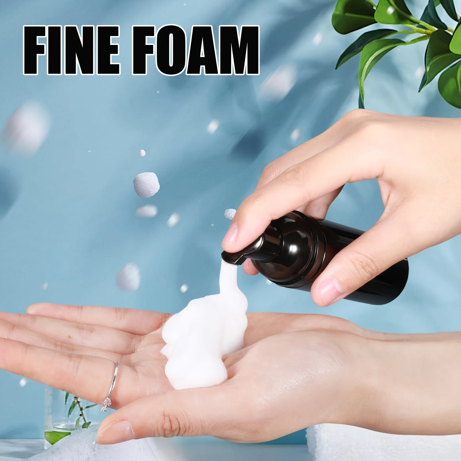 100/150//200/250ml Tattoo Foaming Bottle Beauty Shampoo Lotion Shower Gel Foam Pump Soap Mousses Cosmetic Liquid Dispenser