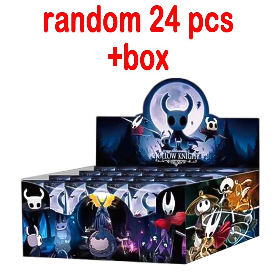 1-24pcs/Set Hollow Knight Blind Bag Toys Anime Game Figure The Knight/Hornet Action Figurine Collectible Model Doll Gift