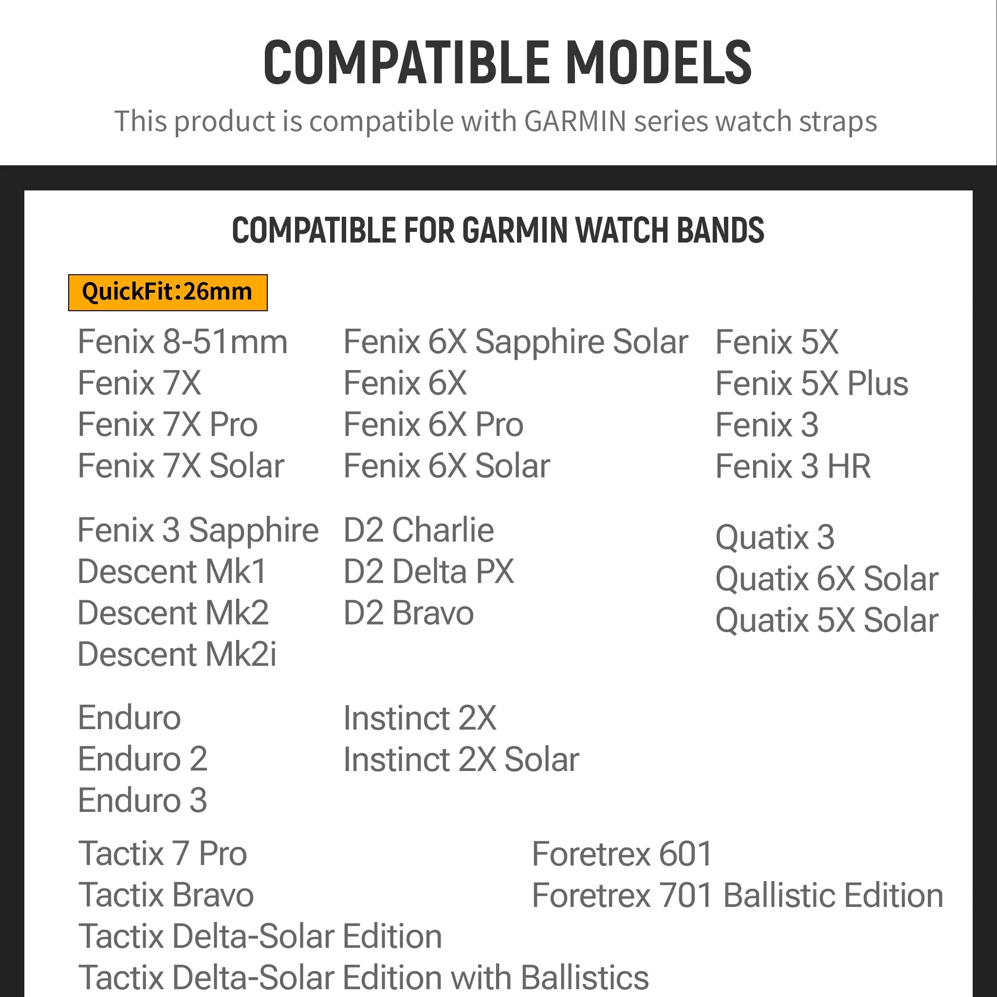 20 22 26mm Quick Fit Strap for Garmin Quatix 8 Fenix 8 Tactix8 43/47/51mm Fenix E/7/7X/7S Nylon bracelet correa Instinct 3 band