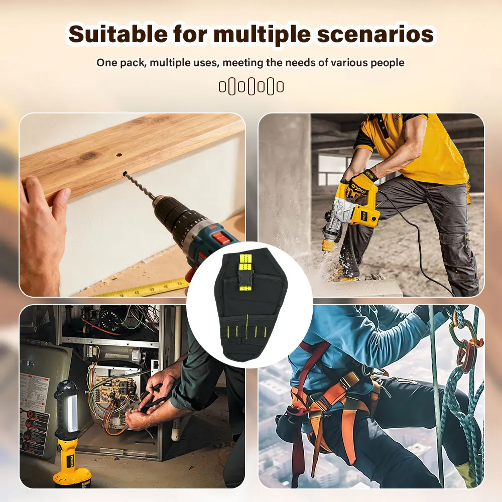Multi-functional Waterproof Drill Holster Waist Tool Bag Power Tool Holster Drill Holster Cordless For Wrench Hammer Screwdriver