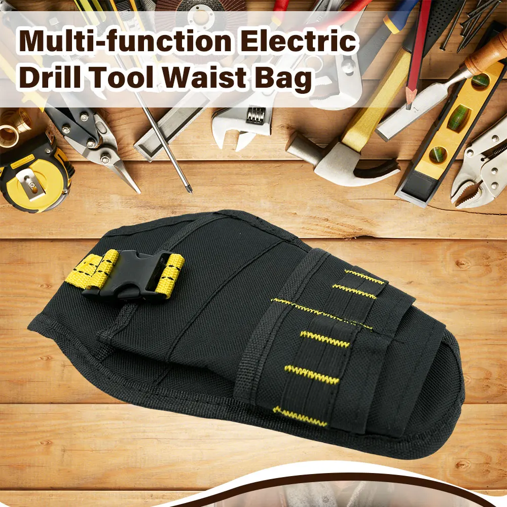 Multi-functional Waterproof Drill Holster Waist Tool Bag Power Tool Holster Drill Holster Cordless For Wrench Hammer Screwdriver
