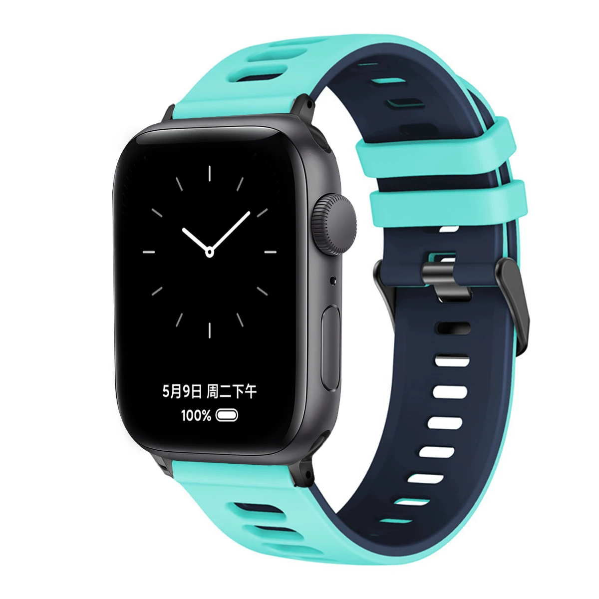 Sports Silicone Strap For Apple Watch Ultra4 Band 49mm 46mm 45mm 44 42mm Bracelet for IWatch Series 12 11 10 9 8 7 6 5 Wristband