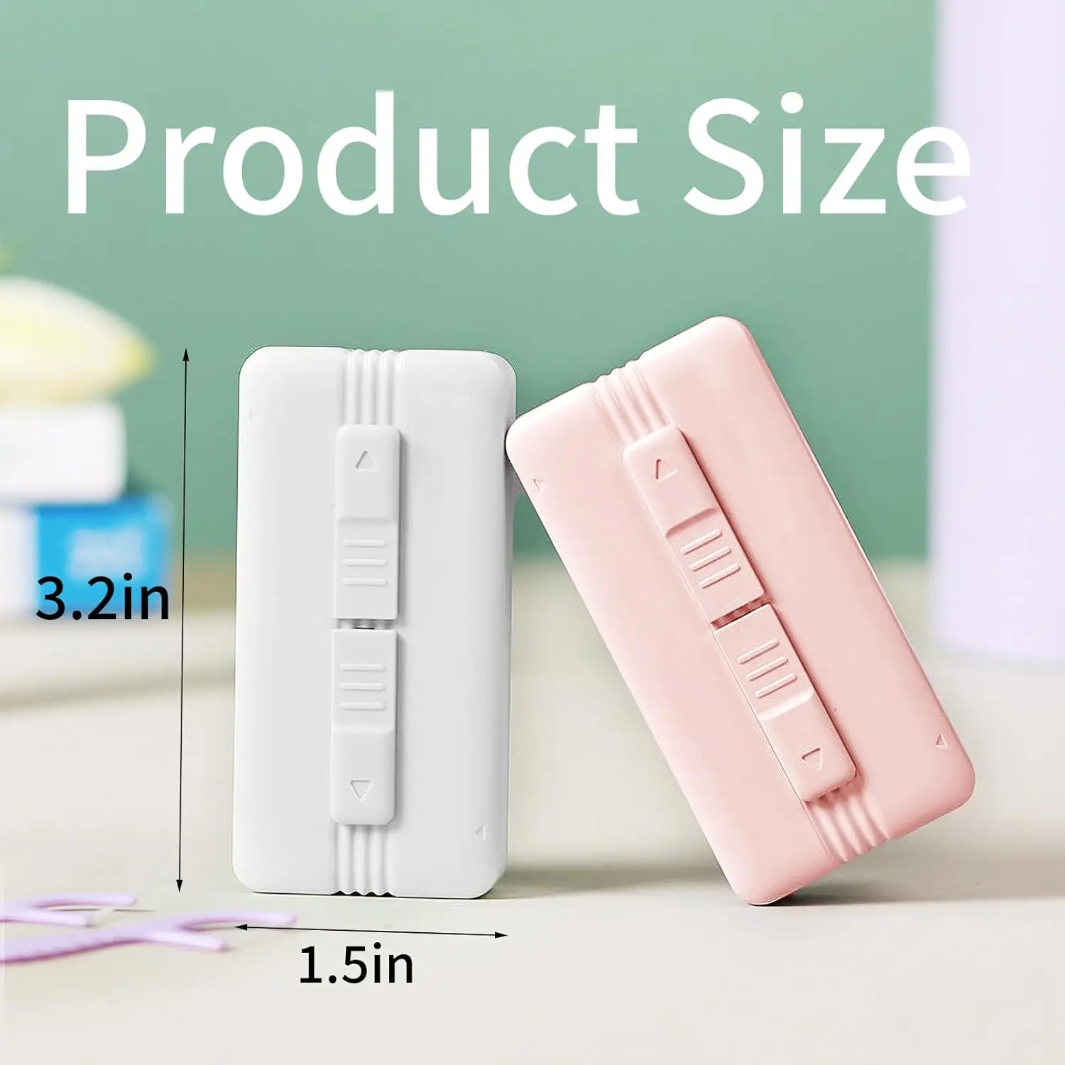 Disposable Dental Floss Picks with Portable Travel Case, 10pcs Toothpicks Sticks with Case, Oral Care Flossers for Home & Travel