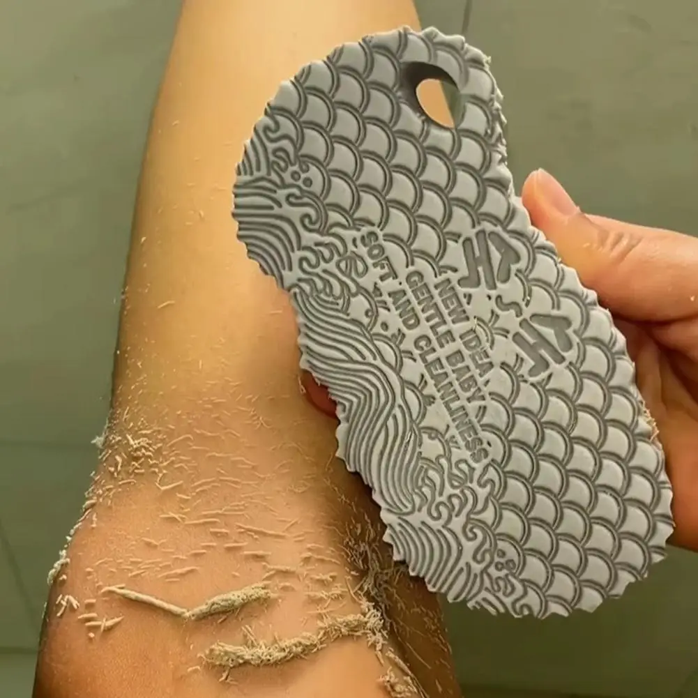 Exfoliating Sponge - Soft Bath Sponge Body Scrub 3D Radiant Skin Exfoliating Bath Sponge, Remover Dead Skin, Skin Friendly