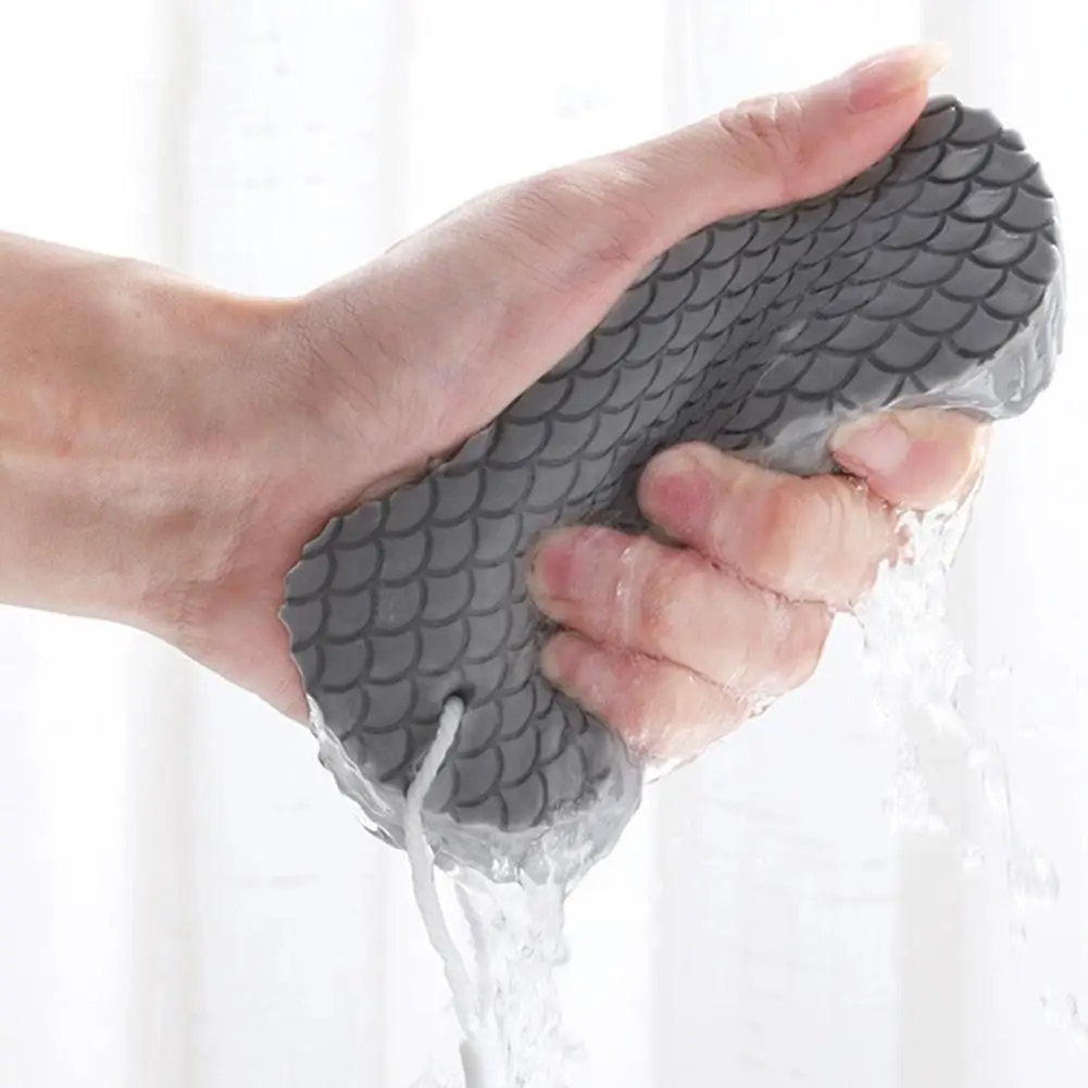 Exfoliating Sponge - Soft Bath Sponge Body Scrub 3D Radiant Skin Exfoliating Bath Sponge, Remover Dead Skin, Skin Friendly