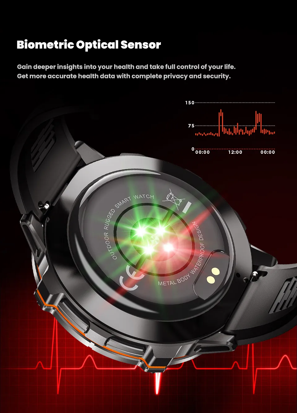 Mens Military T REX 3 Smartwatch 1.73" AMOLED Compass BT Call 1ATM Waterproof Wrist Sport Smart Watches for Man IOS Android 2026