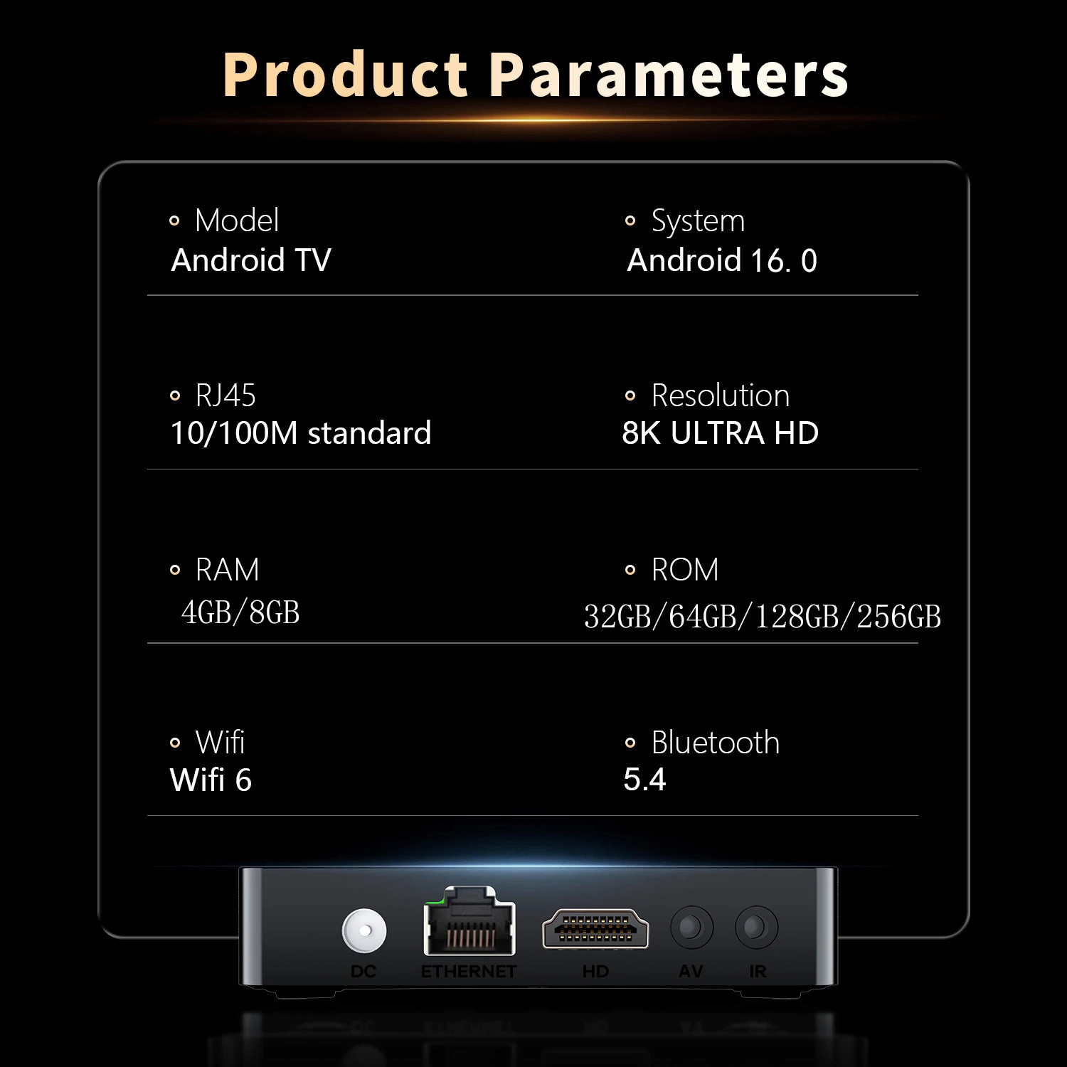 Smart TV Box Android 16 8GB+256GB Rockchip RK3518 X10 Google Assistant 8K Video Bluetooth5.4 Media Player Very Fast Set Top Box