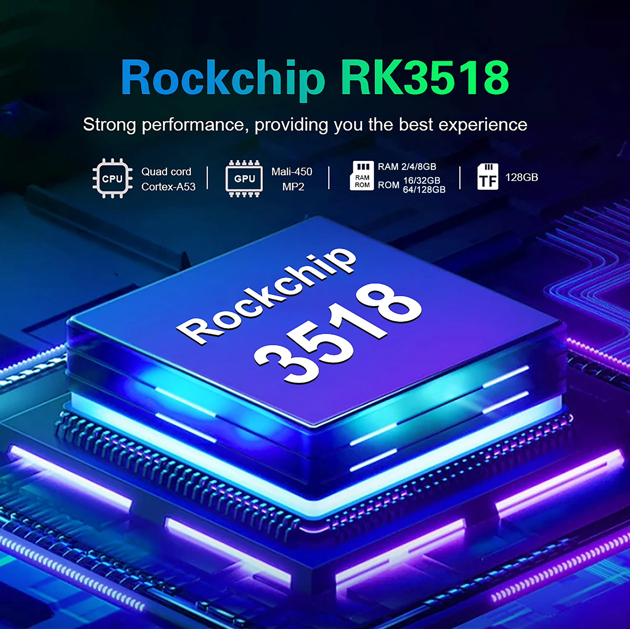 Smart TV Box Android 16 8GB+256GB Rockchip RK3518 X10 Google Assistant 8K Video Bluetooth5.4 Media Player Very Fast Set Top Box