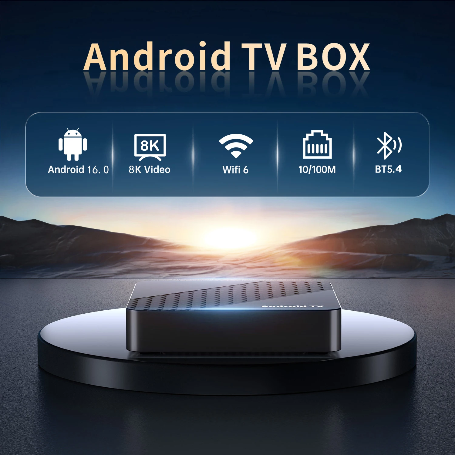 Smart TV Box Android 16 8GB+256GB Rockchip RK3518 X10 Google Assistant 8K Video Bluetooth5.4 Media Player Very Fast Set Top Box