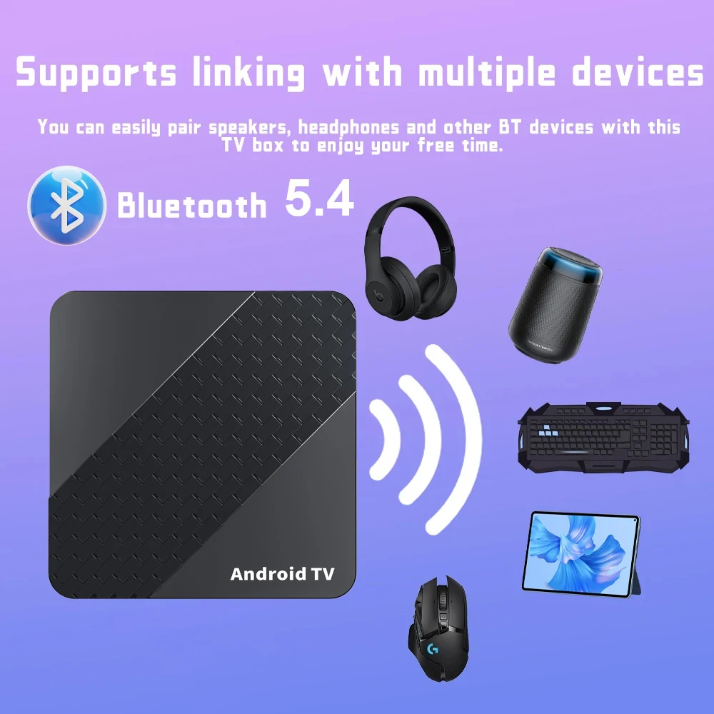 Smart TV Box Android 16 8GB+256GB Rockchip RK3518 X10 Google Assistant 8K Video Bluetooth5.4 Media Player Very Fast Set Top Box