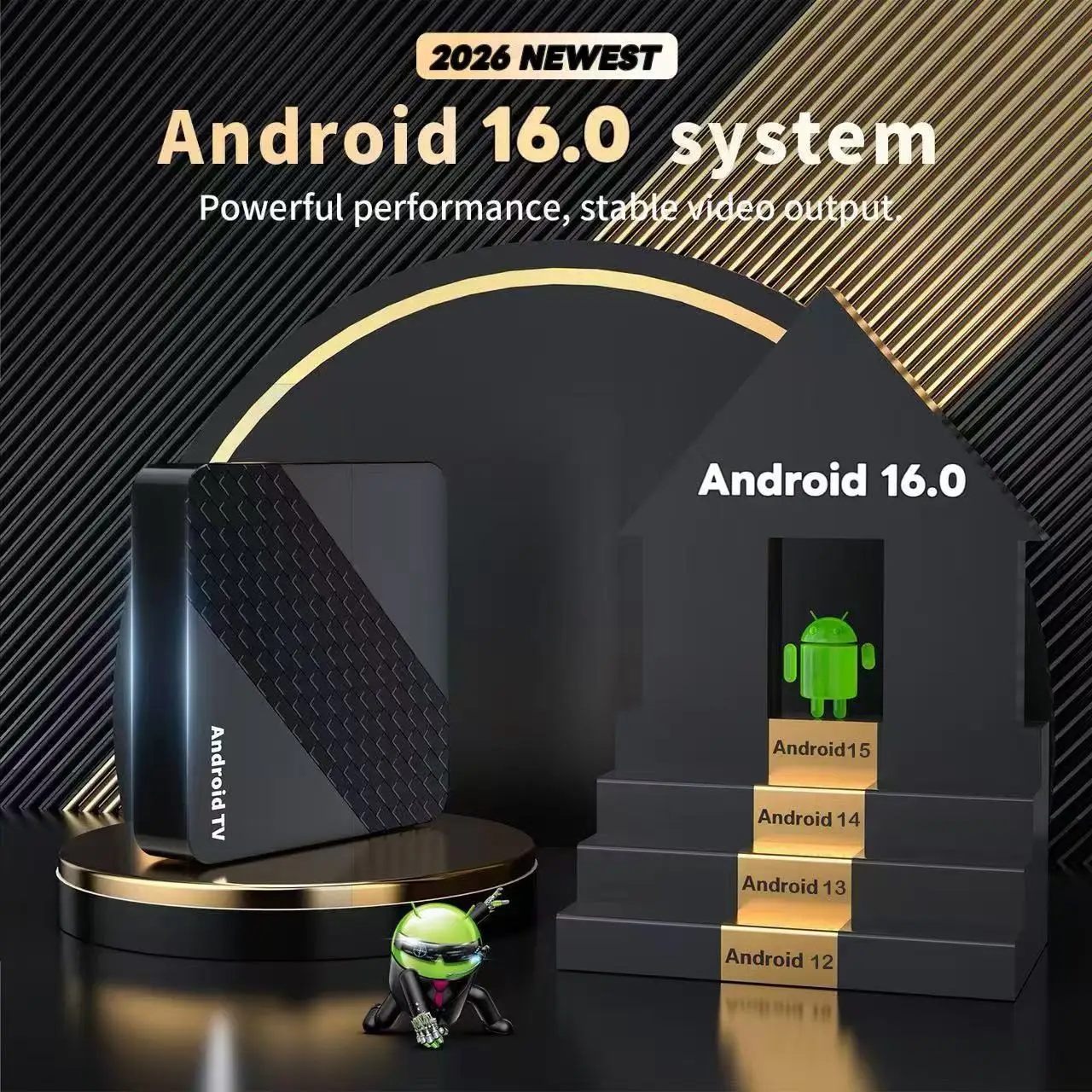 Smart TV Box Android 16 8GB+256GB Rockchip RK3518 X10 Google Assistant 8K Video Bluetooth5.4 Media Player Very Fast Set Top Box