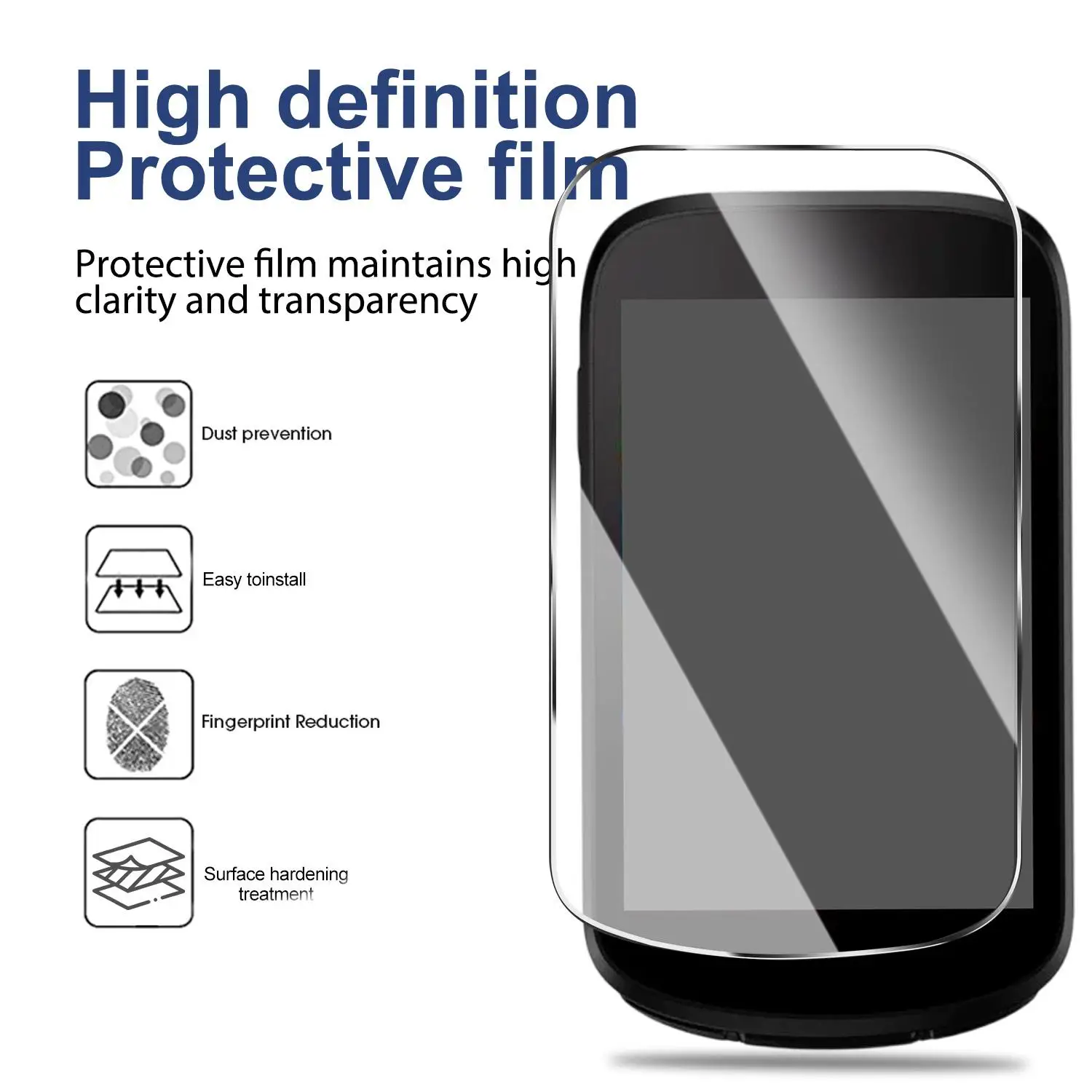 1-5PCS Ultra HD Tempered Glass for IGPSPORT BSC500 Cycle Computer Screen Protector Cover Anti-scratch Protective Film for BSC500