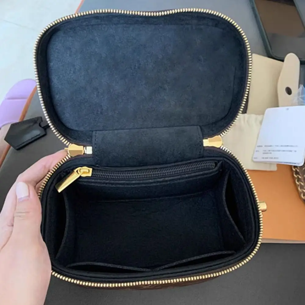 Durable Felt Handbag Insert Bag Bag Support Organization Purse Liner Portable Storage Bag Organiser for For LV Nice Nano/Mini/BB