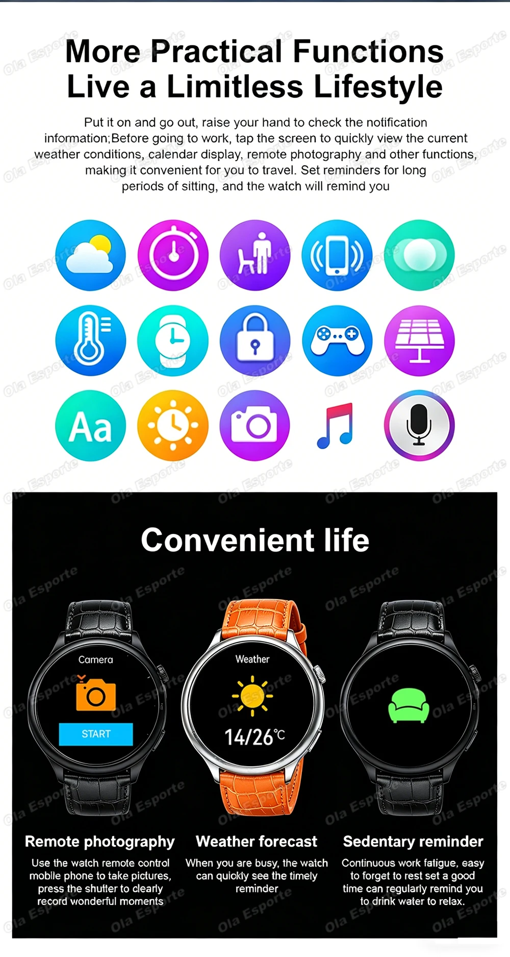 New Dual Strap Smart Watch 2026 Men Women Sports Watch Voice Assistant Heart Health Monitoring Bluetooth Call Digital Smartwatch