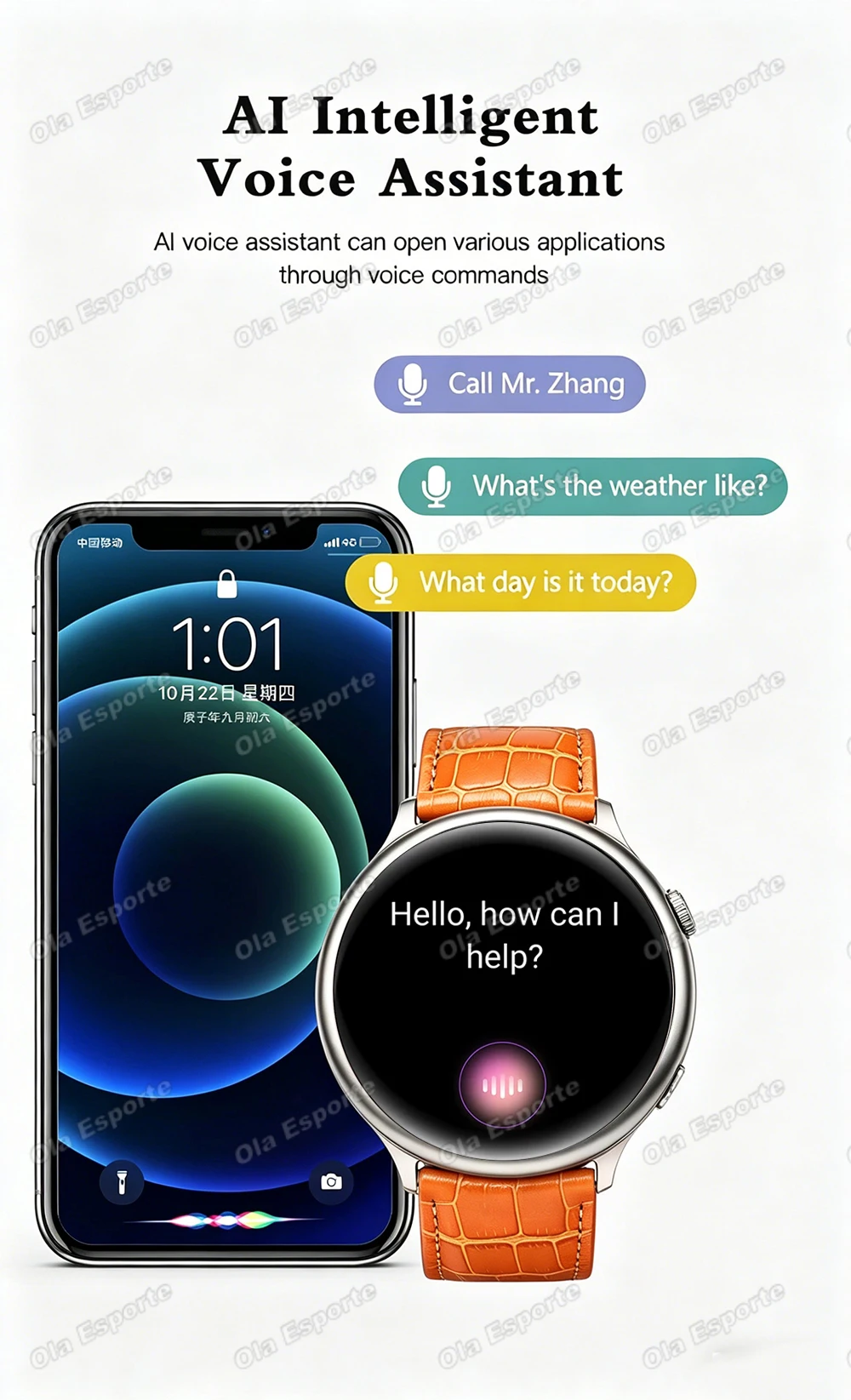 New Dual Strap Smart Watch 2026 Men Women Sports Watch Voice Assistant Heart Health Monitoring Bluetooth Call Digital Smartwatch