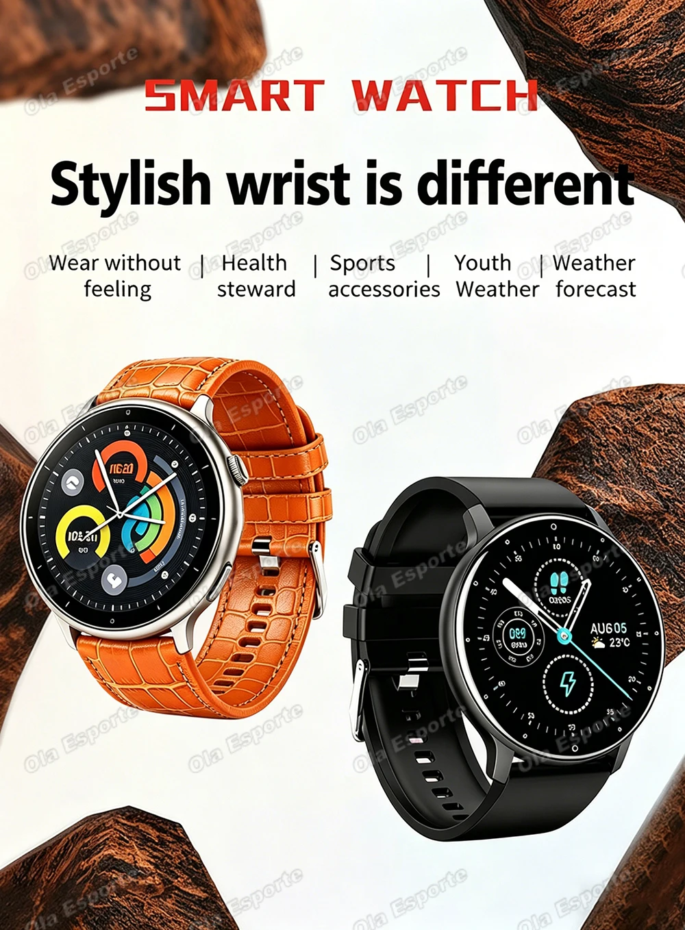 New Dual Strap Smart Watch 2026 Men Women Sports Watch Voice Assistant Heart Health Monitoring Bluetooth Call Digital Smartwatch