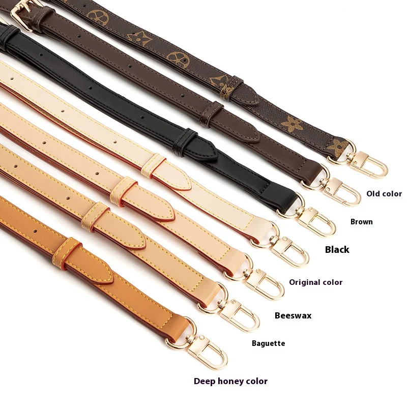 Leather Bag Strap Replacement for Speedy 25 30 Bag Crossbody Handbag Long Adjustable Shoulder Belts DIY Bag Accessories