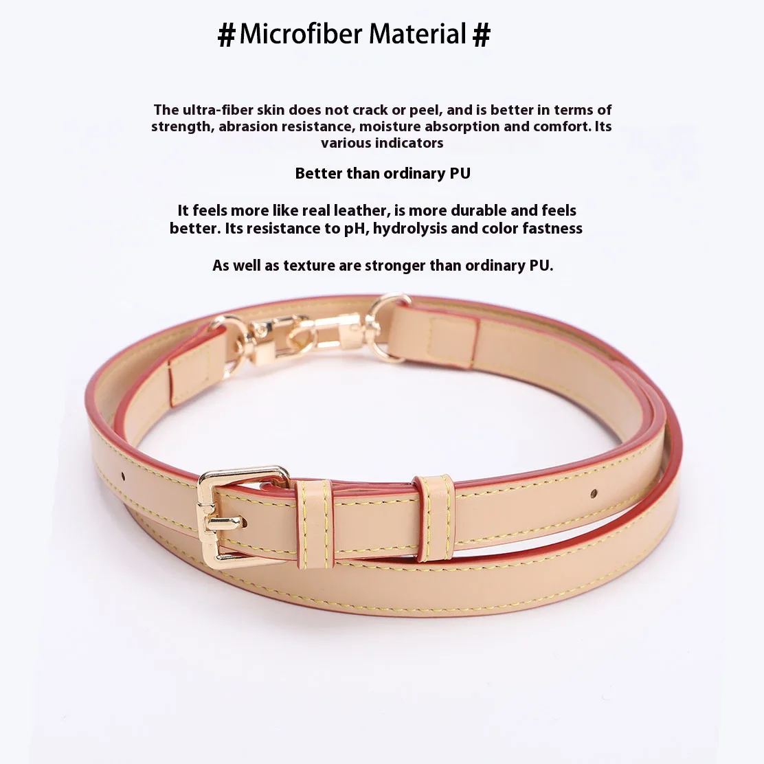Leather Bag Strap Replacement for Speedy 25 30 Bag Crossbody Handbag Long Adjustable Shoulder Belts DIY Bag Accessories