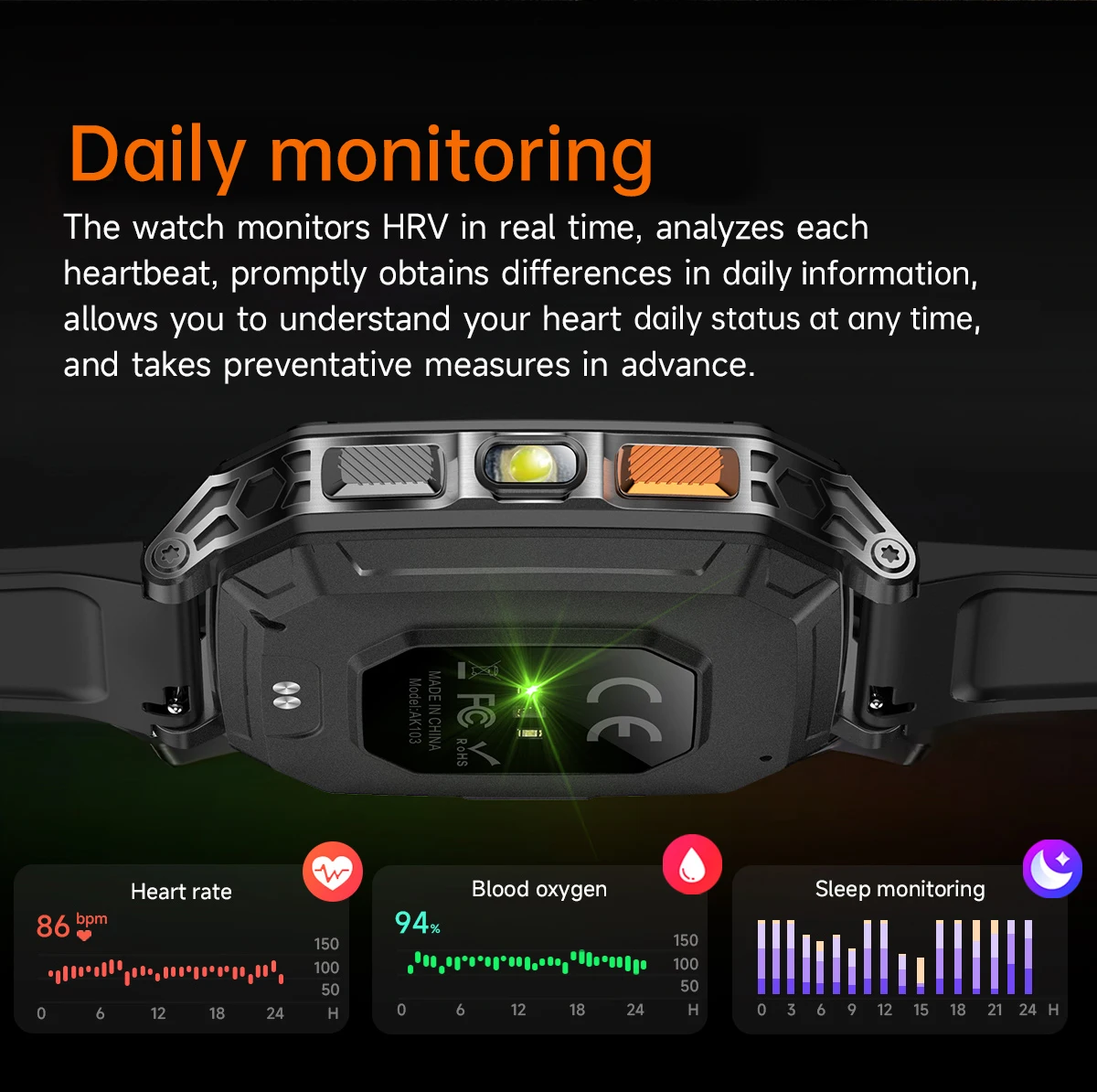 LIGE New Outdoor Military 1400 mAh Battery Smart Watch Men IP68 Waterproof LED Flashlight Health Monitor Call Sports Smartwatch