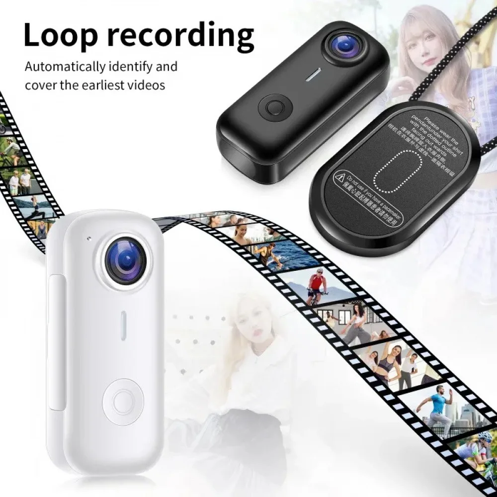 360 Active HDR Video Action Camera 4K Single-Lens Camera Waterproof Stabilization 2.29" Touchscreen Wintersports and Vlogging