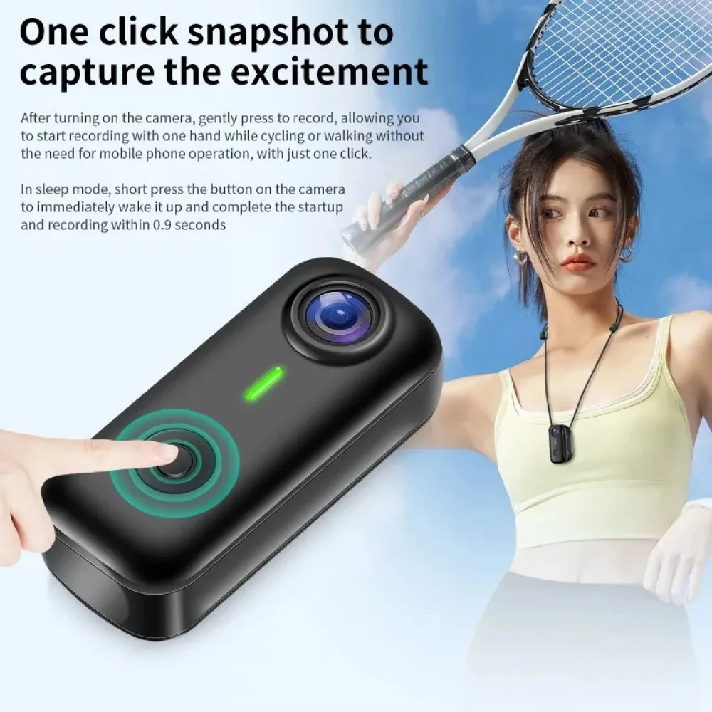 360 Active HDR Video Action Camera 4K Single-Lens Camera Waterproof Stabilization 2.29" Touchscreen Wintersports and Vlogging