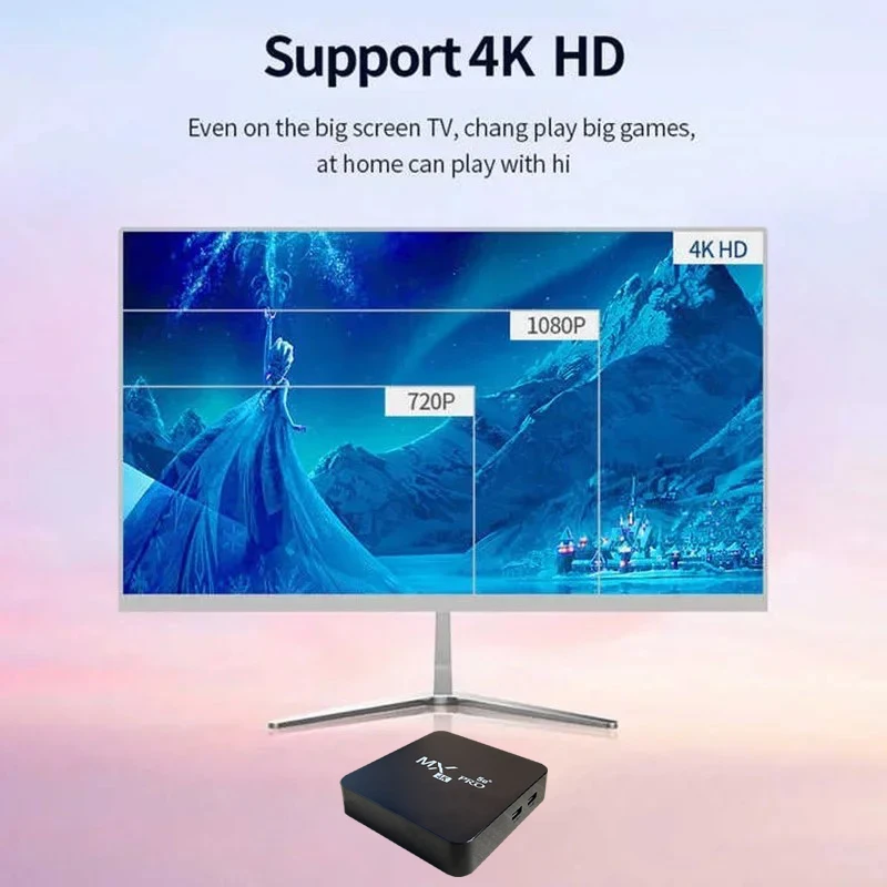 MX-Pro Smart TV Box 4K HD Android 11 Amlogic S905 Quad-Core 4G WiFi Original Media Player Home Theater Set Top Box IPTV