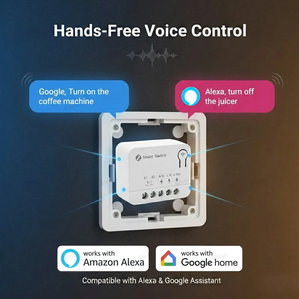 Zigbee Smart Switch Module Mini 10A/16A Optional 1/2 3Channel Smart Home Relay Automation Breaker For Tuya Z2M Alexa Google Home