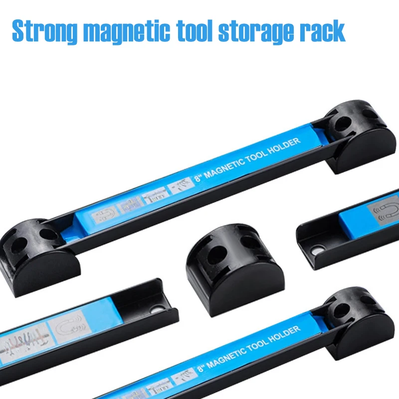 8/12/18 Inch Magnetic Tool Holder Strip for Storing Aarage Tools Kitchen Utensils Iron Products Storage Arrangement Organizer