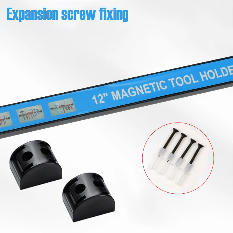8/12/18 Inch Magnetic Tool Holder Strip for Storing Aarage Tools Kitchen Utensils Iron Products Storage Arrangement Organizer