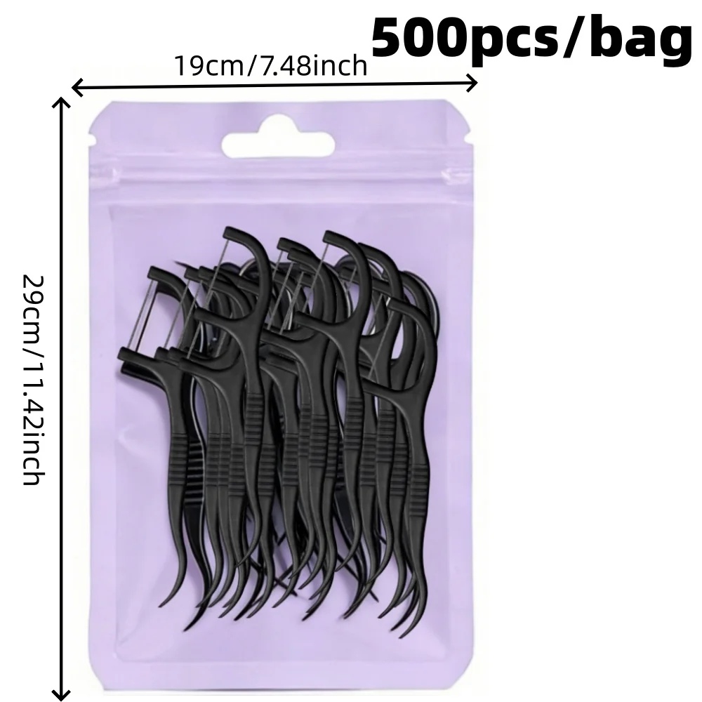 100-1000pcs Ultra-Fine Toothpicks, Home Set, Portable and Disposable Care Floss- Deep Cleaning for Oral Care