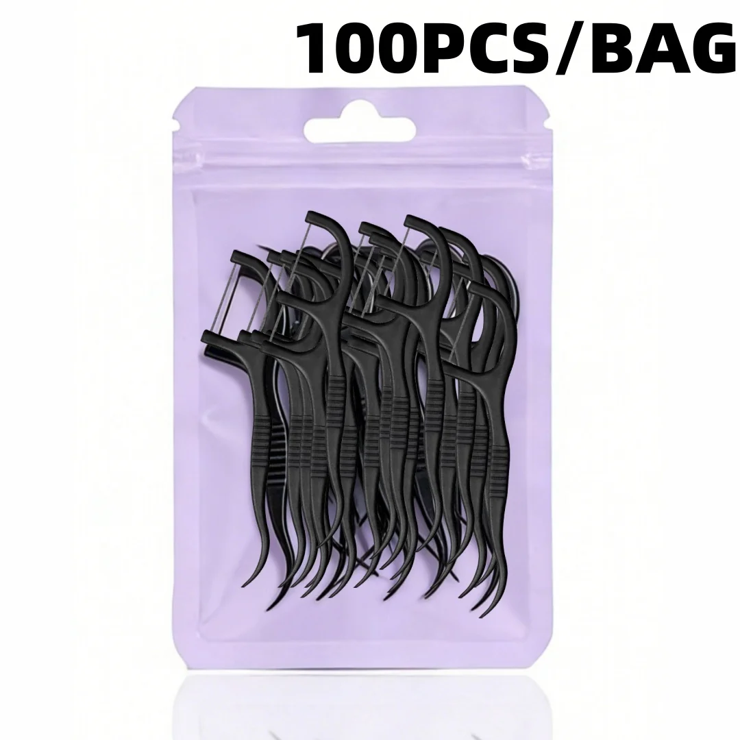 100-1000pcs Ultra-Fine Toothpicks, Home Set, Portable and Disposable Care Floss- Deep Cleaning for Oral Care