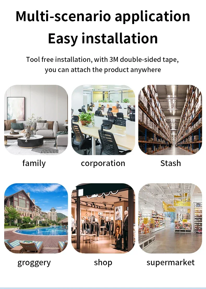 Tuya WiFi Zigbee Smart Siren Sound Light Alarm Home Security Protection System Detector App Control Works With Alexa Google Home
