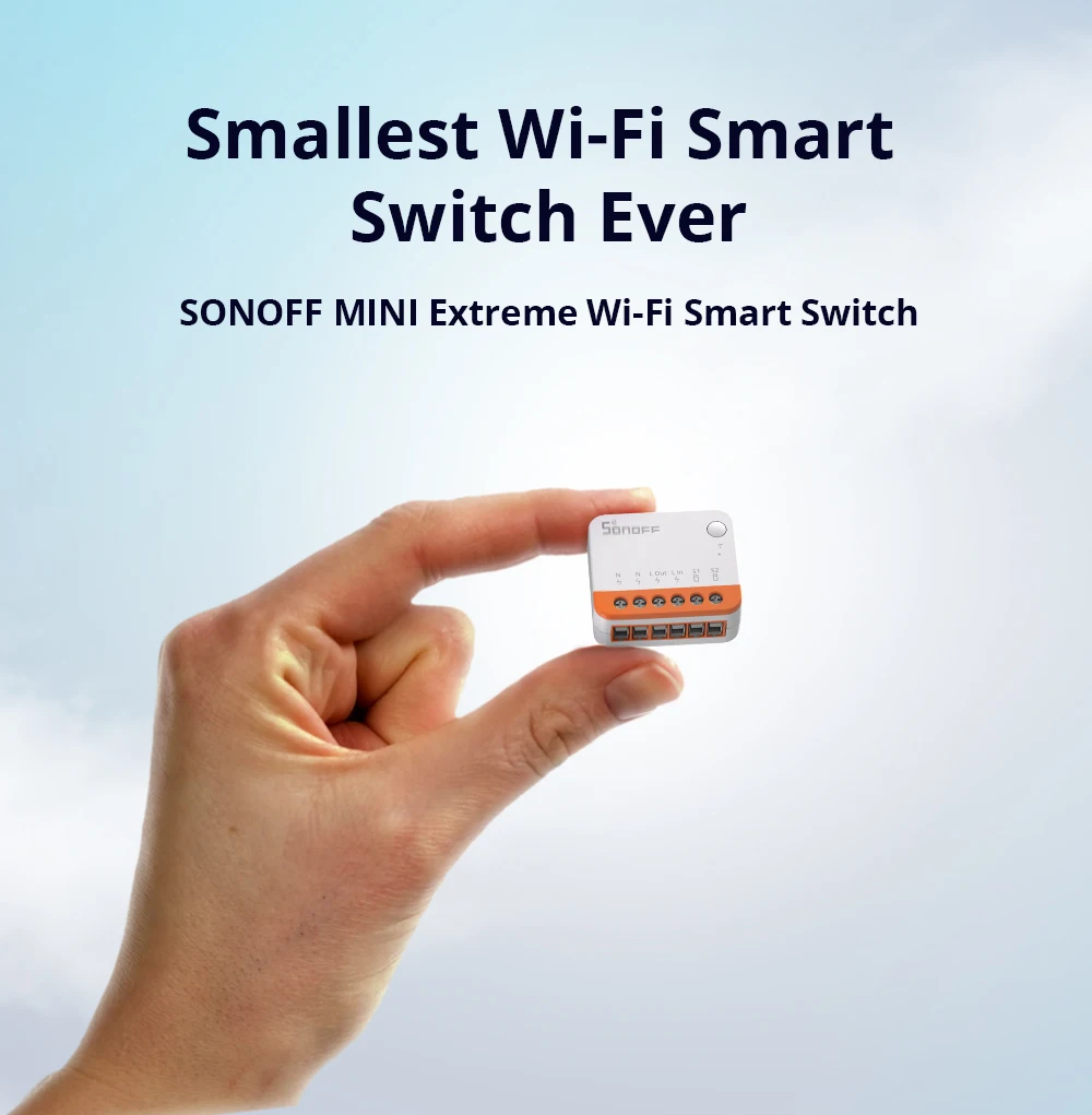 Sonoff Mini R4 Extreme Sonoff Minir4 Mini Sonoff R4 Two-Way Control Smart Home Works with Alexa Google Home Yandex Alice