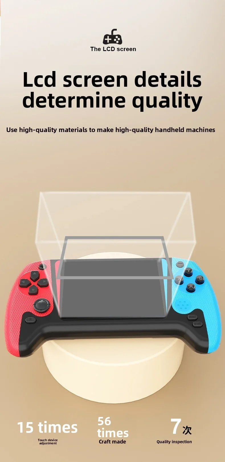SF3000 Retro Handheld Video Game Console Linux System 4.5 Inch 854*480 IPS Screen 3000mAh Portable Pocket Video Player Games