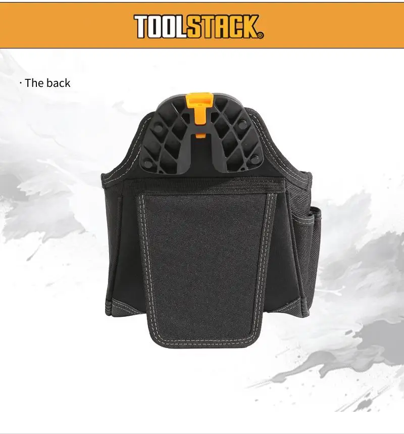 TOOLSTACK Single Bag Woodworking Bag Exquisite Stitching Wear Resistant Woodworking Bag Portable Multi Functional Tool Kit