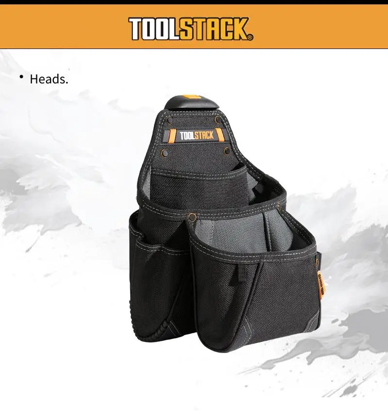 TOOLSTACK Single Bag Woodworking Bag Exquisite Stitching Wear Resistant Woodworking Bag Portable Multi Functional Tool Kit