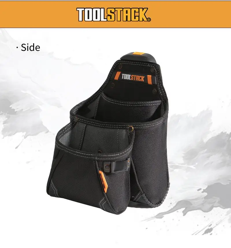 TOOLSTACK Single Bag Woodworking Bag Exquisite Stitching Wear Resistant Woodworking Bag Portable Multi Functional Tool Kit
