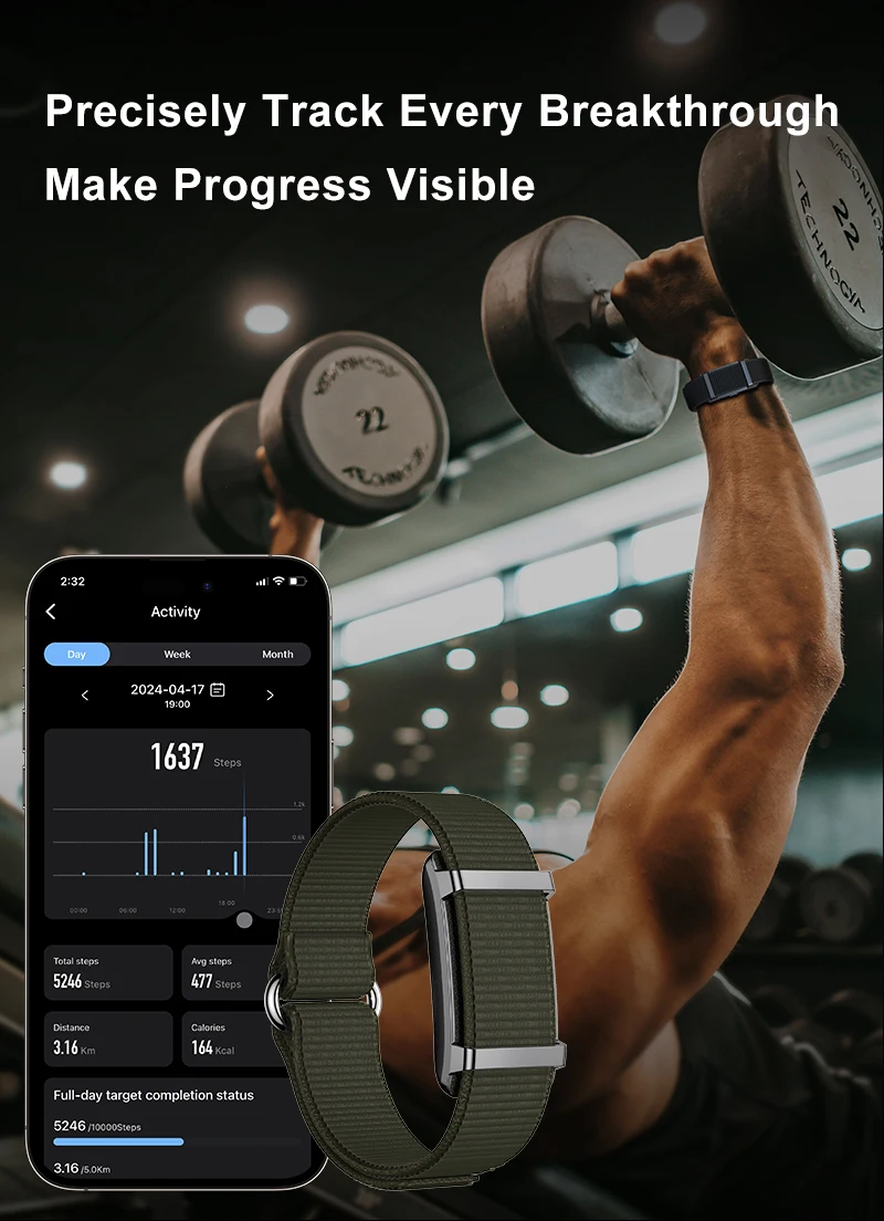 Smart Bracelet Heart Rate Blood Pressure Sleep Monitor Pedometer Sport Fitness Tracker for Men Women Electronic Bracelet