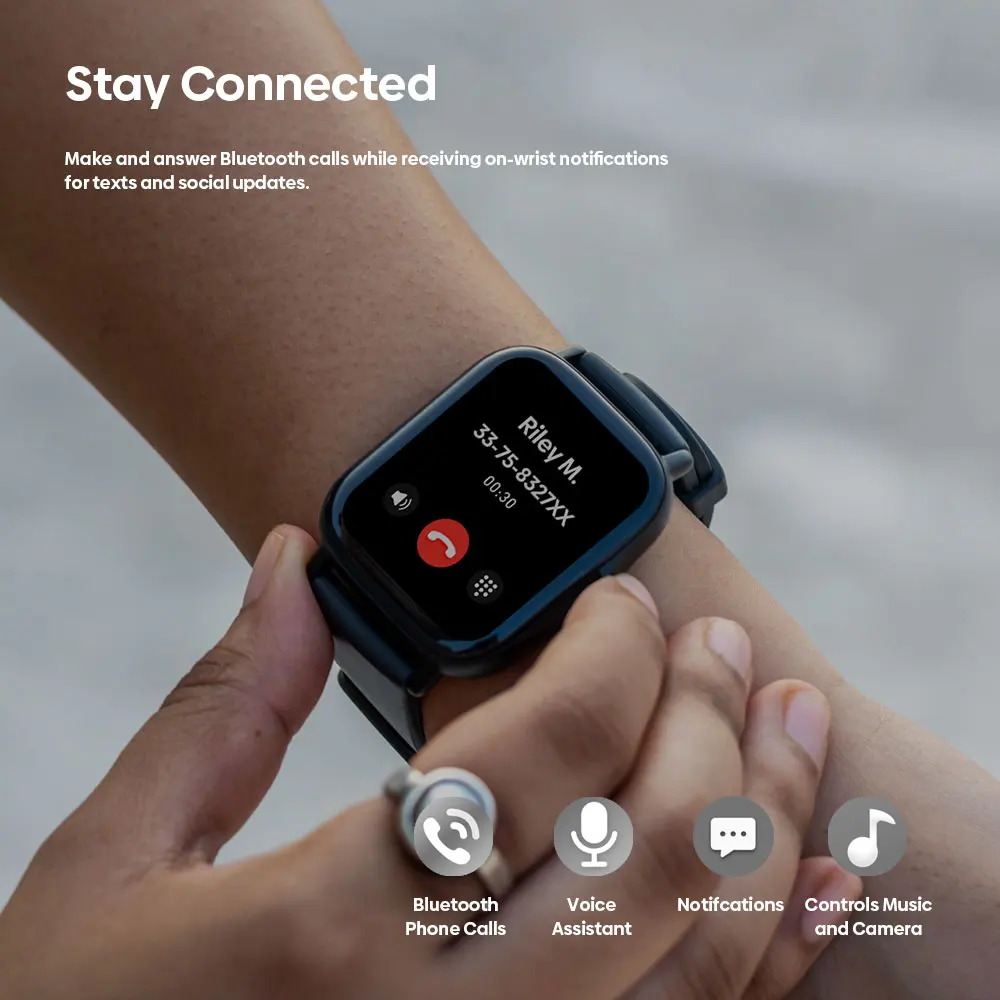 New Zeblaze Btalk Pro Voice Calling Smart Watch 1.91''HD Display Screen Advanced Health Tracking Multiple Sports Mode Smartwatch