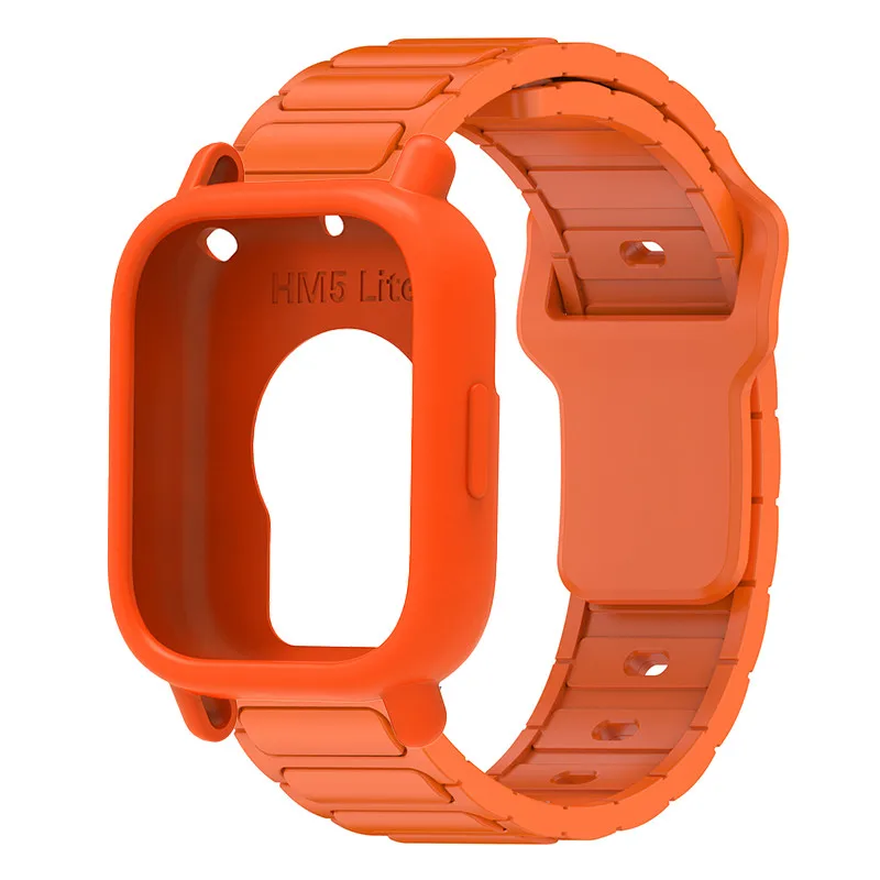 Silicone Case+Strap For Redmi Watch 5 Active Hollow Out Protective Silicone Cover For Redmi Watch 5 Lite Wristband Bracelet
