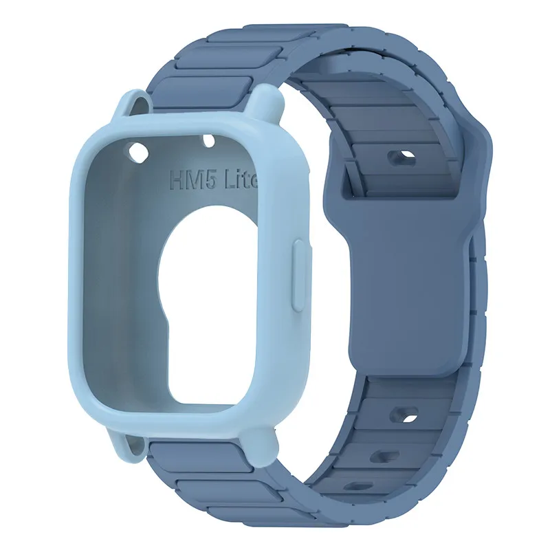 Silicone Case+Strap For Redmi Watch 5 Active Hollow Out Protective Silicone Cover For Redmi Watch 5 Lite Wristband Bracelet
