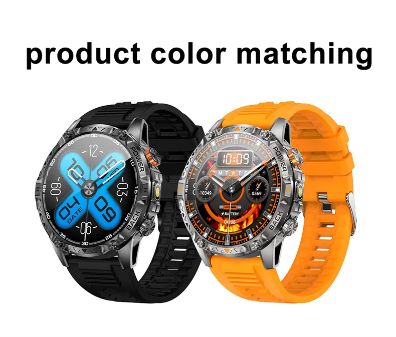 1000mAh Super Capacity Battery Outdoor GPS Smart Watch Men Compass 3ATM Waterproof HD BT Call 1.7inch Screen Smartwatch 2026 New