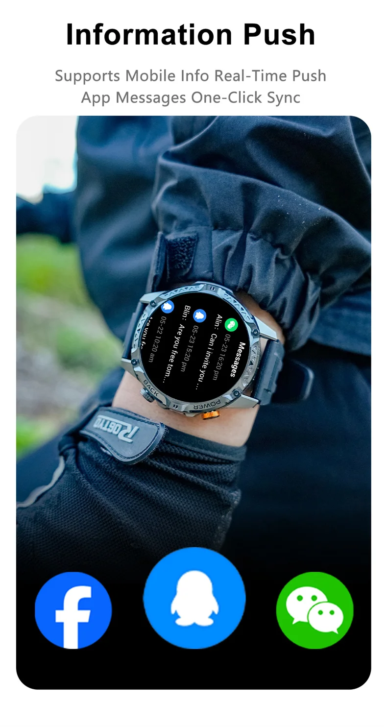 1000mAh Super Capacity Battery Outdoor GPS Smart Watch Men Compass 3ATM Waterproof HD BT Call 1.7inch Screen Smartwatch 2026 New