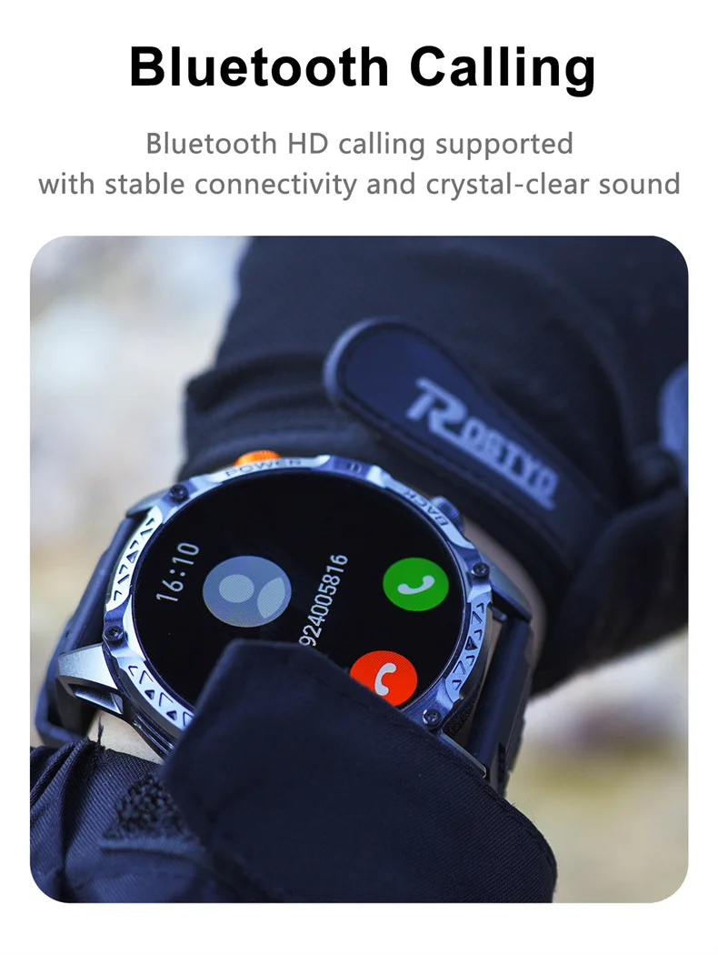 1000mAh Super Capacity Battery Outdoor GPS Smart Watch Men Compass 3ATM Waterproof HD BT Call 1.7inch Screen Smartwatch 2026 New