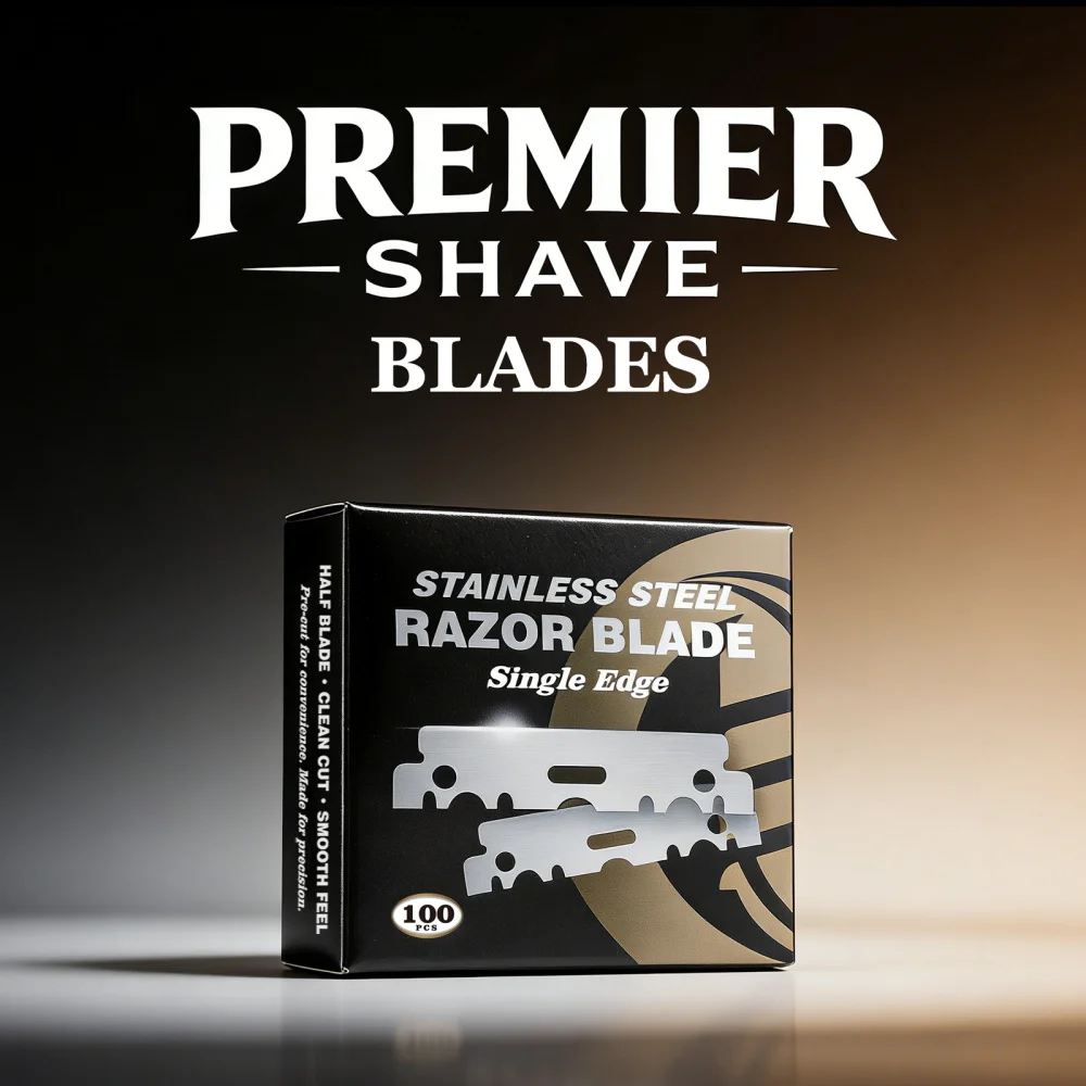 Professional Men Folding Straight Razor Set Vintage Salon Pole Handle Manual Shaver Holder Barber Hairdressing Hair Removal Tool