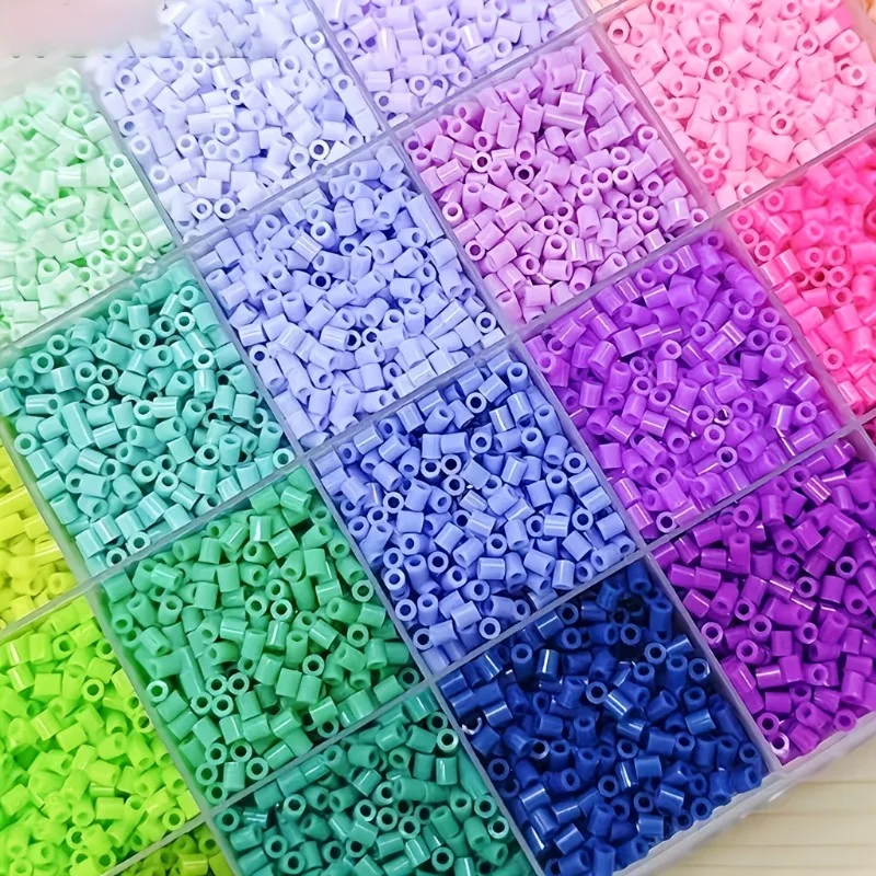 2.6mm 96 Colors Hama Beads DIY Craft Toys 3D Puzzle Iron Beads Creative Handmade Materials