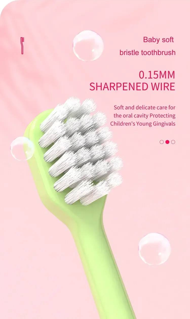 4PCS Alphabet Cartoon Soft Bristle Kids Toothbrushes, Ideal for 3-12-Year-Olds - Adorable Design & Effective Cleaning
