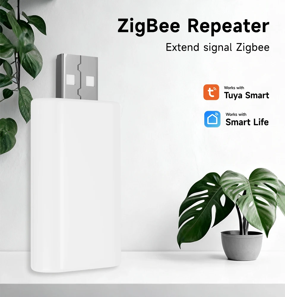 Tuya Mini ZigBee 3.0 Signal Repeater USB Extender Signal Amplifier for Smart Life Need Gateway Smart Home Devices Automation