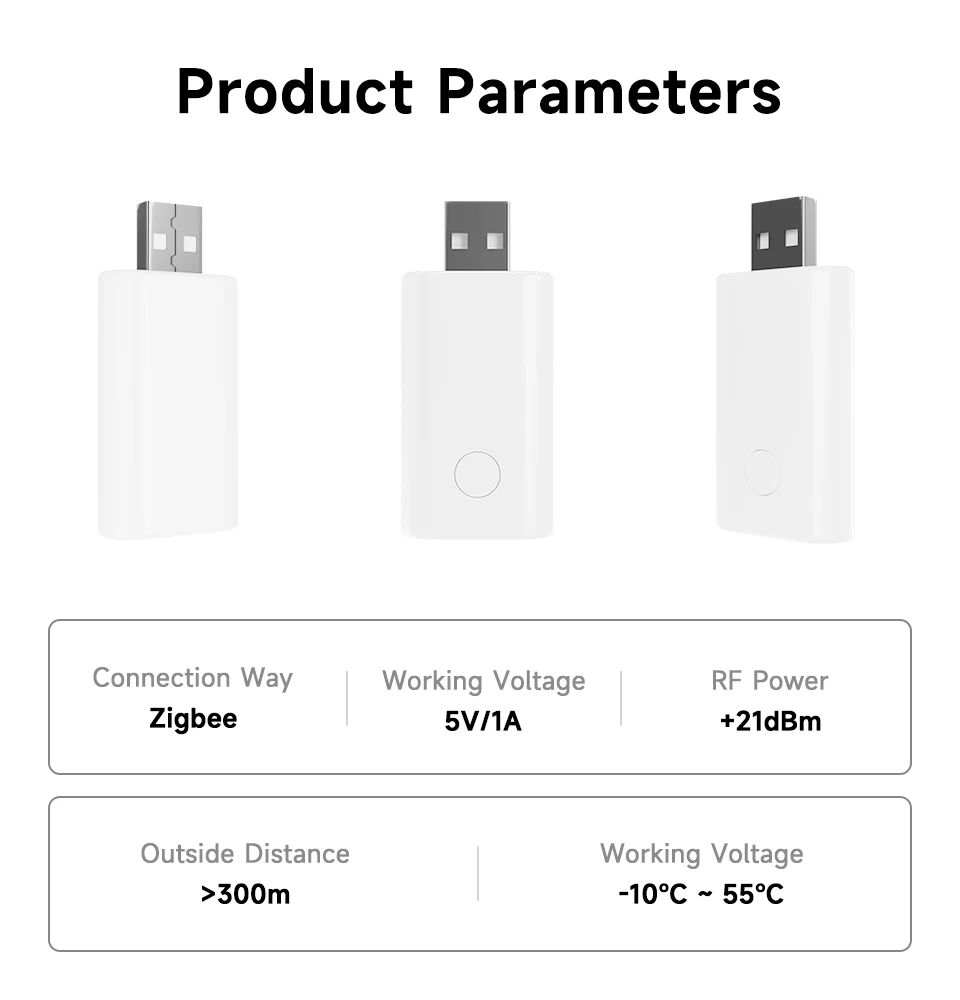 Tuya Mini ZigBee 3.0 Signal Repeater USB Extender Signal Amplifier for Smart Life Need Gateway Smart Home Devices Automation